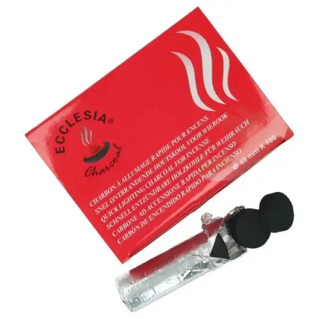 Box 100 Coals 40 mm 10 pcs / roll
