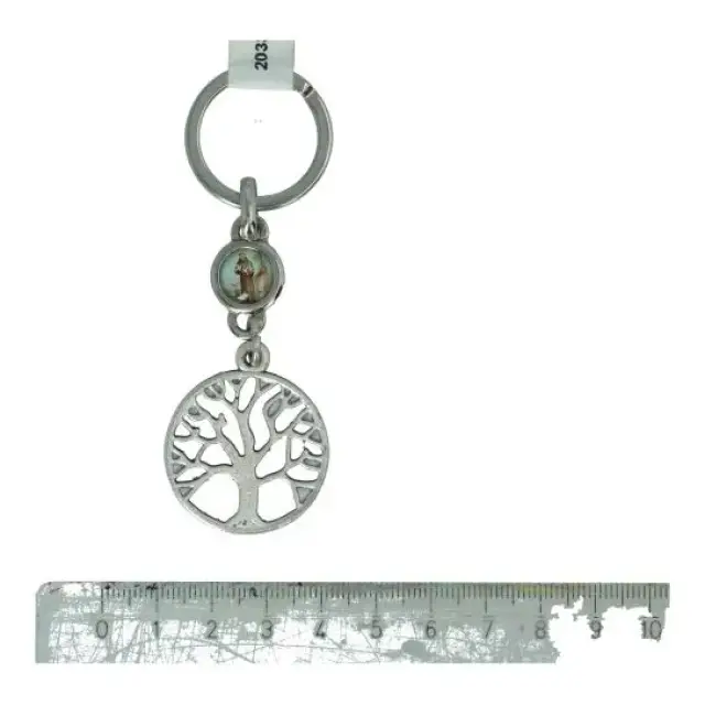 Porte-Clefs Arbre de vie St Christophe