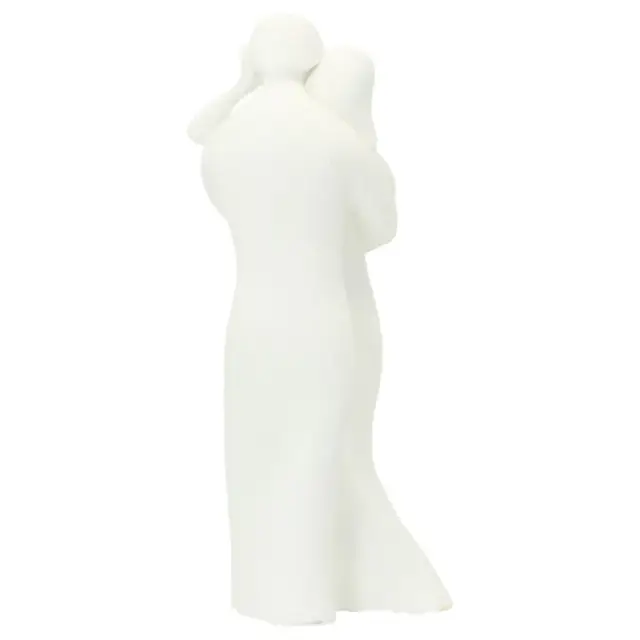 Couple 13 cm - résine blanche