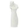 Vierge et enfant 13 cm - résine blanche