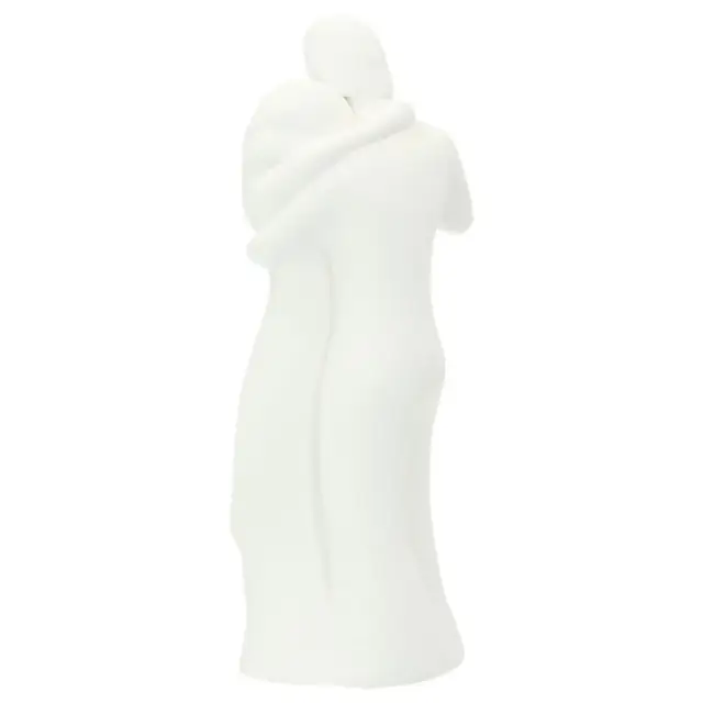 Couple 13 cm - résine blanche