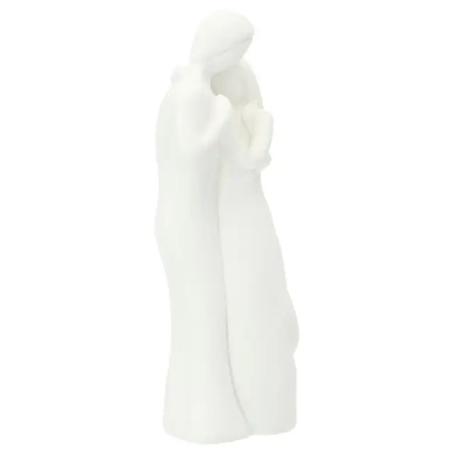 Couple 13 cm - résine blanche