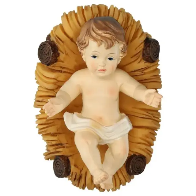 Enfant-Jesus 11 Cm + Berceau