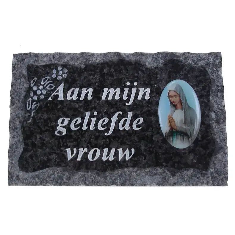 Plate of cemeteries Aan Mijn Vrouw geliefde 9x14