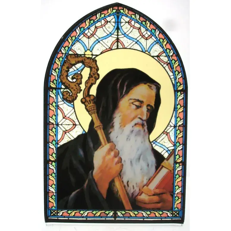 Cadre Vitrail - 4.2 X 6.8 cm - St Benoît