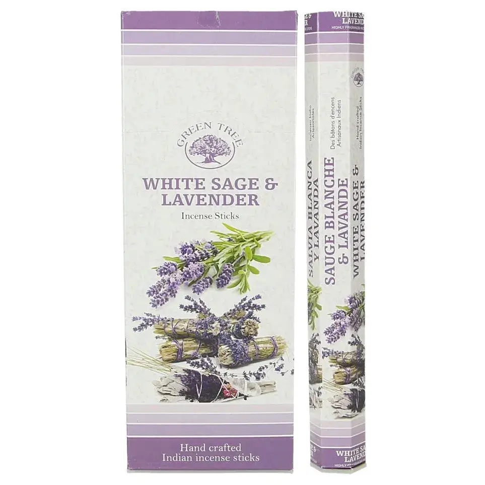 Wierookstaafjes - Saga wit - Lavendel