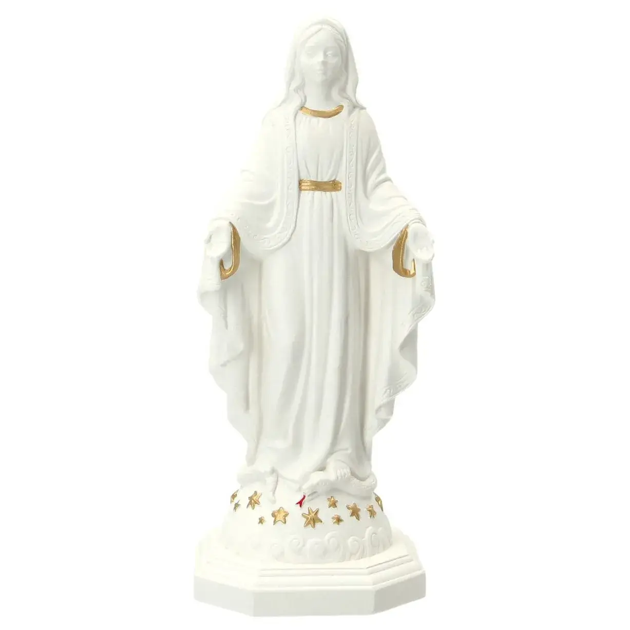 Statue 20 cm - Albâtre + Or - Miraculeuse