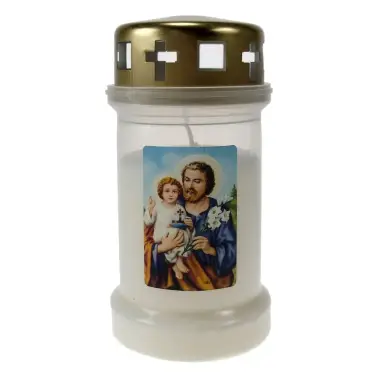 Bougie 3J / CD / blanc / St Joseph