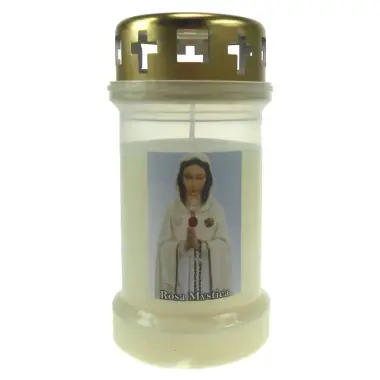 Bougie 3J / CD / blanc / Rosa Mystica