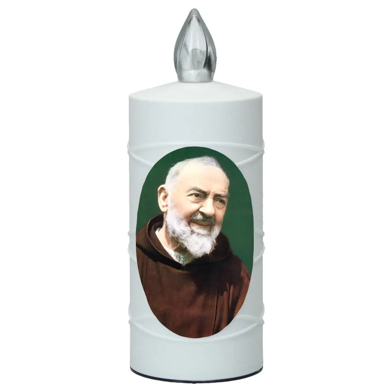 Lampe de cimetière Saint Padre Pio