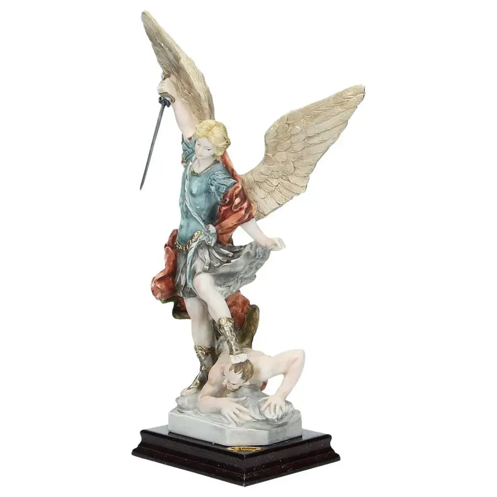 Saint Michel 31 cm "poussière de marbre"