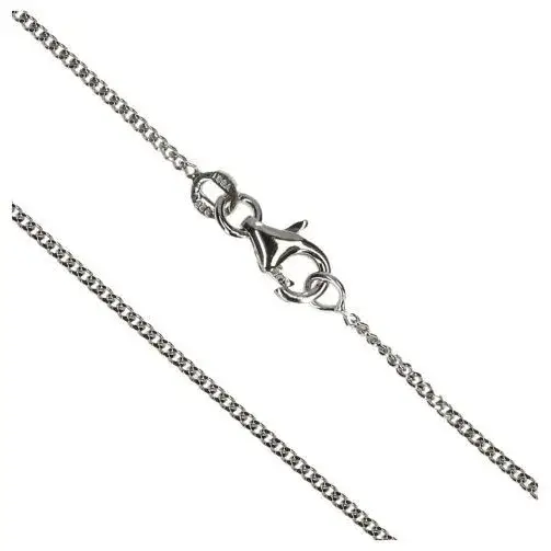 Chain gourmette 42 cm hook Silver Rhodium