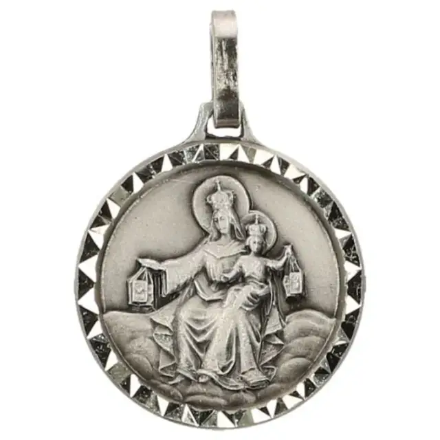 Scapular medal 16 mm Silver Plated