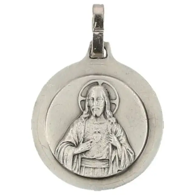Scapular medal 16 mm Silver Plated