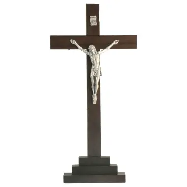 Croix sur Base - 19 X 6.5 cm - Bois