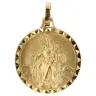 Scapular medal 18 mm Metal Doré