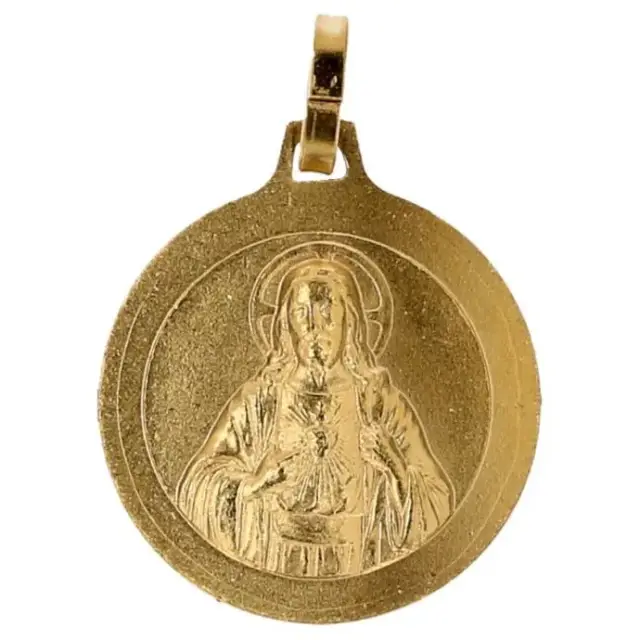 Scapular medal 18 mm Metal Doré