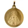 Scapular medal 18 mm Metal Doré
