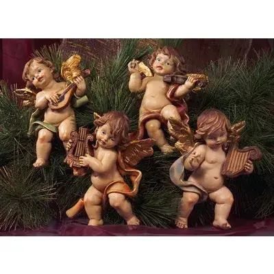 Engel 17 cm om te hangen 4 / set