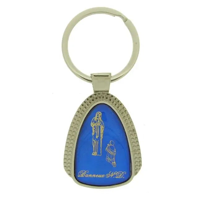Sleutelhanger - Banneux Versch. - Email Blauw