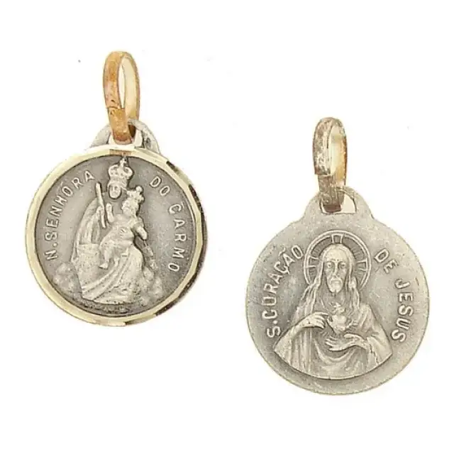 Scapular medal silver Metal 16 mm