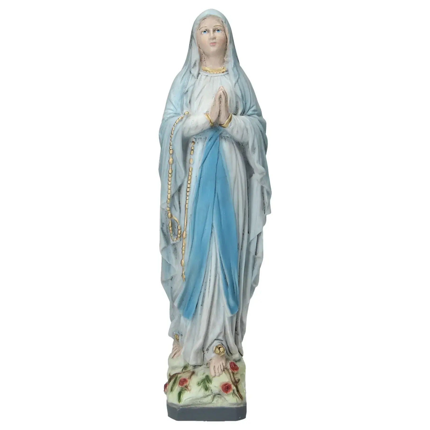 Our Lady of Lourdes 30 cm style French stone