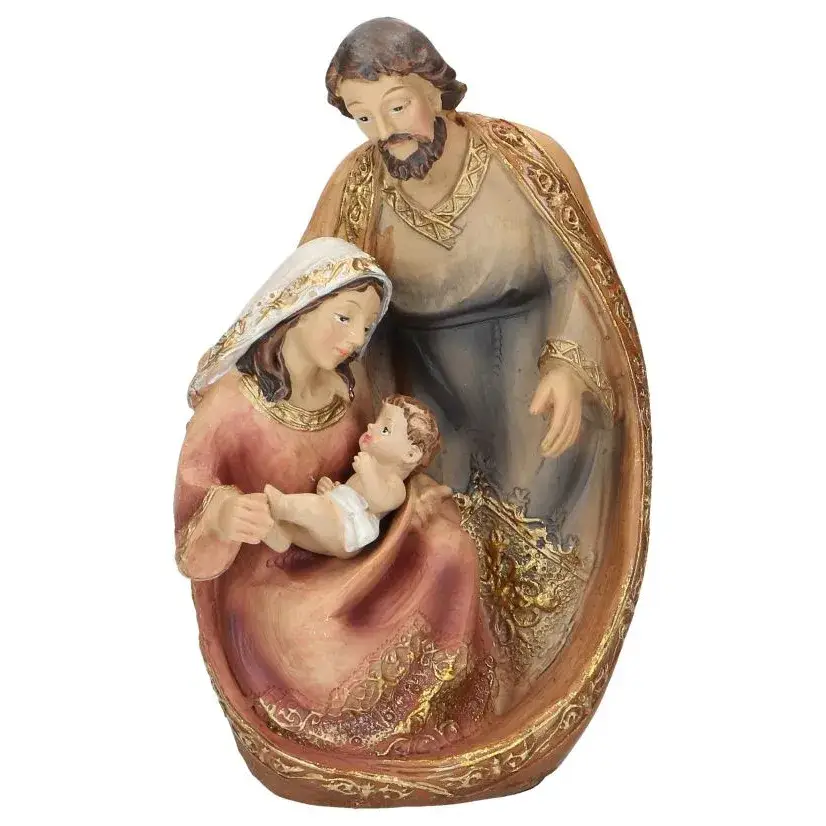 Nativité colorée de 12 cm