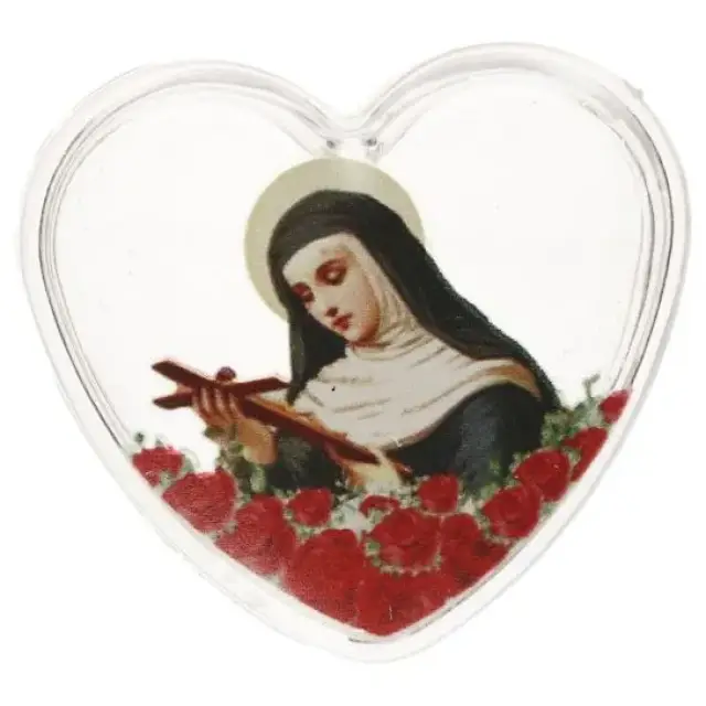 Mini rosary Saint Rita in egg