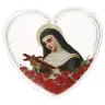 Mini rosary Saint Rita in egg