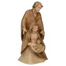 Wood Sculpte Ste Family 19 Cm 2 Tons wood