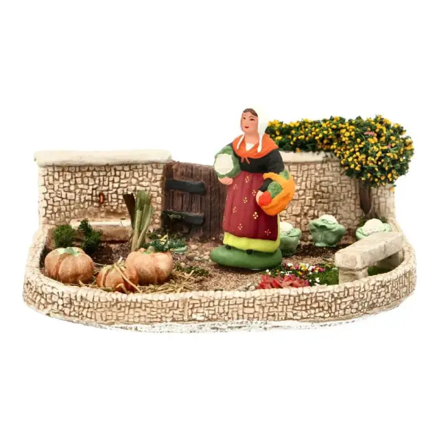 Decor voor santons de Provence Tuin - 16x14x7 cm