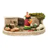 Decor voor santons de Provence Tuin - 16x14x7 cm