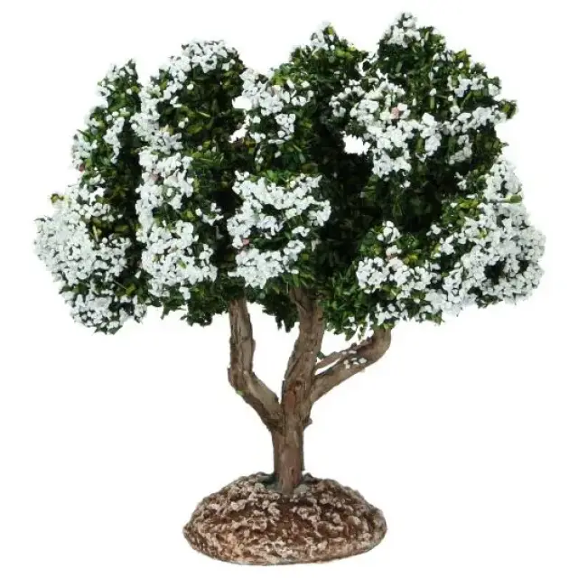 Provencaalse decor Witte boom H 15 cm