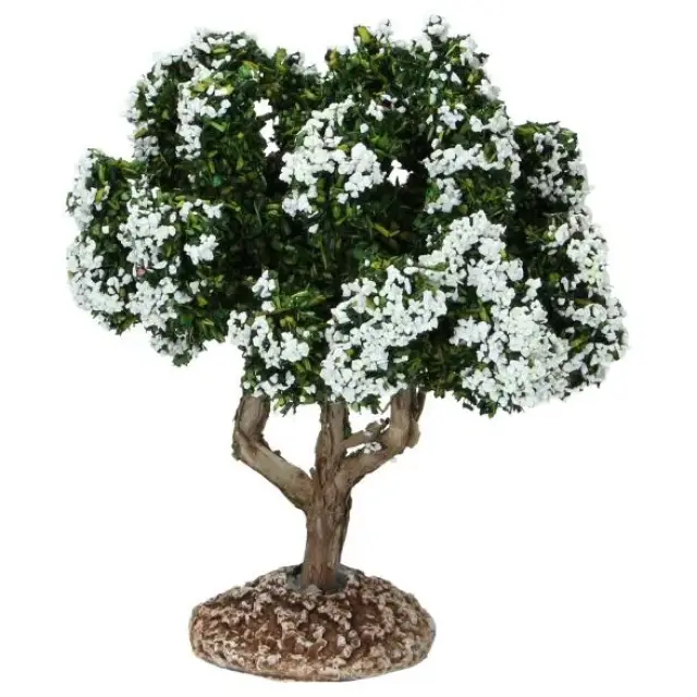 Provencaalse decor Witte boom H 15 cm