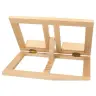Lutrin en bois clair de 21 x 31 cm à inclinaison variable