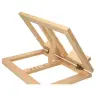 Lutrin en bois clair de 21 x 31 cm à inclinaison variable