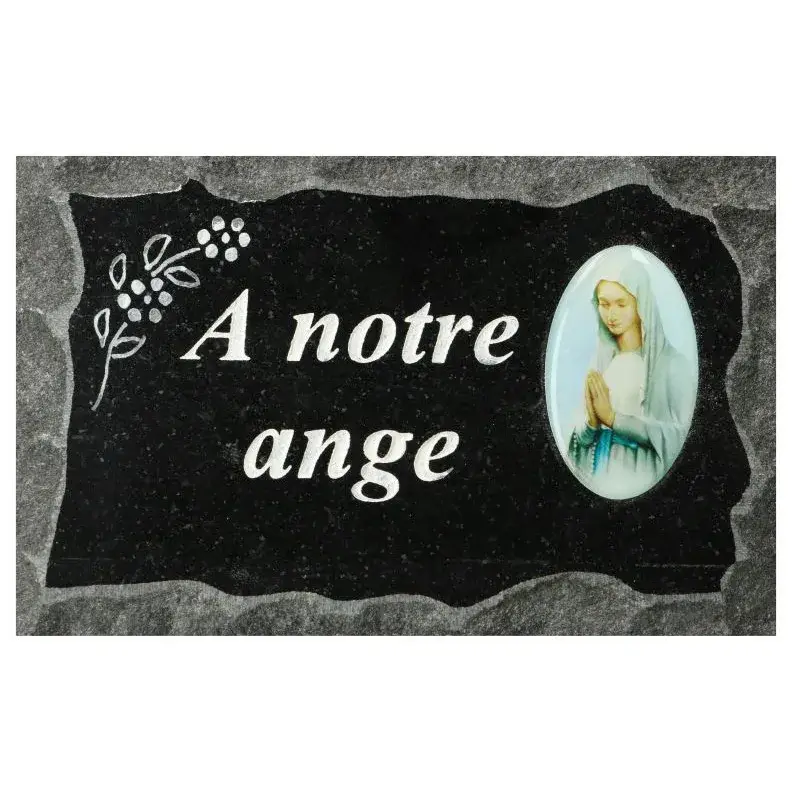 A plate Cemetery Our Angel 9X14