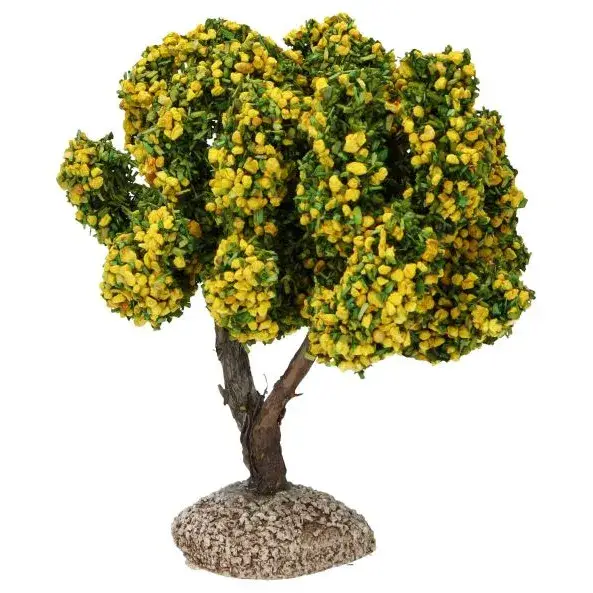 Décor pour santons de Provence Mimosa H 15 cm