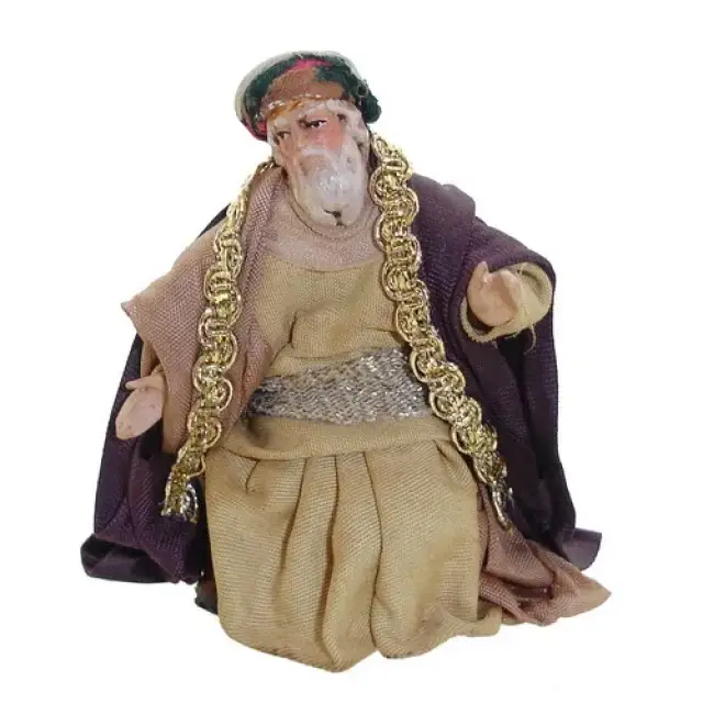 Napolitaanse Santon 08 Cm Koning Knielend