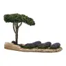 Décor pour santons de Provence Champ de lavandes 25x15 cm