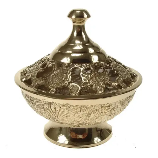 Incense Burner 11 X 09 cm Brass