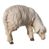 Kerstgroep Heide Hannah Houtsnijwerk : schaap/Grazend voor kerstfiguren van 20 cm / Gekleurd