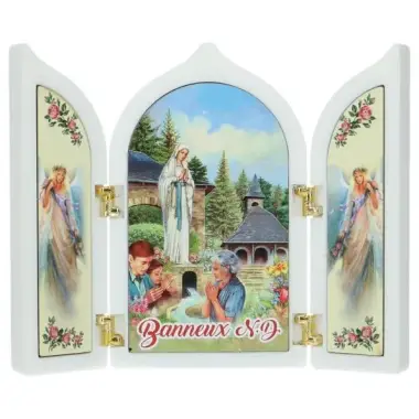 Drieluik 13 X H10 cm - Banneux - Engelen