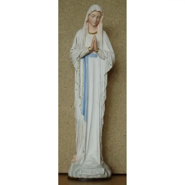 Statue our Lady of Banneux 65 cm resin colored
