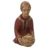 Mage Gaspar à genou - 23 cm - rouge/brun