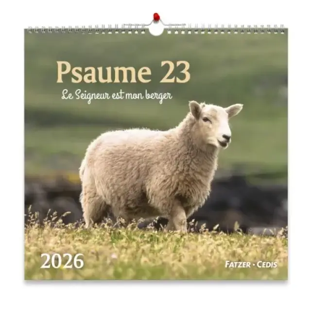 Calendrier 2027 - Psaume 23 Grand Format