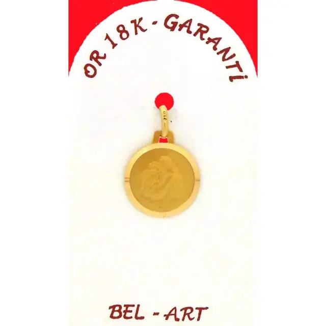 Medaille Or 18 Crts St Antoine 13 Mm