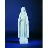 Fatima 97 cm white marble powder