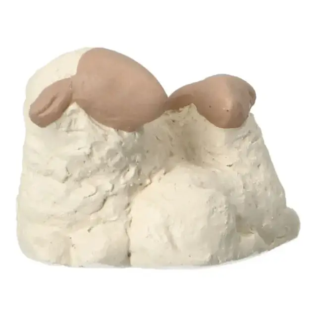 Nativity scene Onillon 10 cm stone white - Ewe with lamb