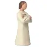 Nativity scene Onillon 10 cm stone white - Shepherd with sheep